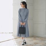 フリルスタンドカラー長袖ワンピース 韓国 夢展望 | 夢展望 | 詳細画像25