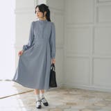 フリルスタンドカラー長袖ワンピース 韓国 夢展望 | 夢展望 | 詳細画像26