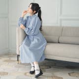フリルスタンドカラー長袖ワンピース 韓国 夢展望 | 夢展望 | 詳細画像27