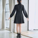 フリルスタンドカラー長袖ワンピース 韓国 夢展望 | 夢展望 | 詳細画像40