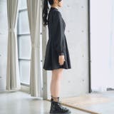 フリルスタンドカラー長袖ワンピース 韓国 夢展望 | 夢展望 | 詳細画像41