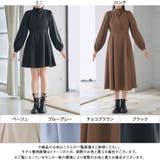 フリルスタンドカラー長袖ワンピース 韓国 夢展望 | 夢展望 | 詳細画像37