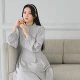 フリルスタンドカラーマキシワンピース 韓国 夢展望 | 夢展望 | 詳細画像2