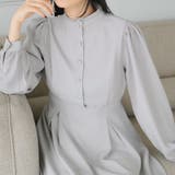 フリルスタンドカラーマキシワンピース 韓国 夢展望 | 夢展望 | 詳細画像8