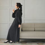 フリルスタンドカラーマキシワンピース 韓国 夢展望 | 夢展望 | 詳細画像14