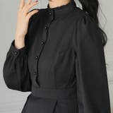 フリルスタンドカラーマキシワンピース 韓国 夢展望 | 夢展望 | 詳細画像22