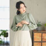フリルスタンドカラーブラウス 韓国 夢展望 | 夢展望 | 詳細画像21