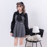 ビジューボタンツイードミニジャンスカワンピース 量産型 地雷系 夢展望 | DearMyLove | 詳細画像7