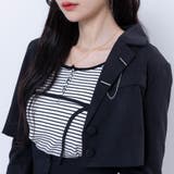 デザインホッククロップドジャケット 量産型 地雷系 夢展望 | DearMyLove | 詳細画像13