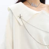 ビッグカラージップオフショルアレンジニットワンピース 韓国 夢展望 | 夢展望 | 詳細画像18 