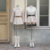 あざとい千鳥ハイウエストティアードスカパン 韓国 夢展望 | 夢展望 | 詳細画像6