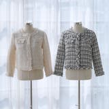 ノーカラーツイードジャケット 韓国 夢展望 | 夢展望 | 詳細画像8