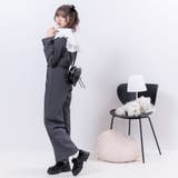 リボンベルト付シンプルタックワイドパンツ 量産型 地雷系 夢展望 | DearMyLove | 詳細画像9