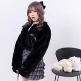 フラッフィーリボンファージャケット 量産型 地雷系 夢展望 | DearMyLove | 詳細画像13