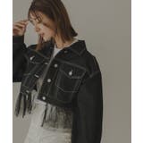 ２WAYフリルコンパクトデニムジャケット 韓国 夢展望 | 夢展望 | 詳細画像16 