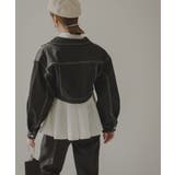 ２WAYフリルコンパクトデニムジャケット 韓国 夢展望 | 夢展望 | 詳細画像21 