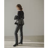 ハート刺繍テーパードデニムパンツ 韓国 夢展望 | 夢展望 | 詳細画像18