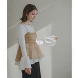 オーガンジーペプラムキャミ 韓国 夢展望 | 夢展望 | 詳細画像17 