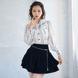 英字ロゴボウタイ長袖ブラウス 韓国 夢展望 | 夢展望 | 詳細画像3