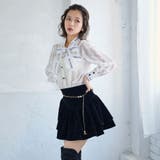 英字ロゴボウタイ長袖ブラウス 韓国 夢展望 | 夢展望 | 詳細画像4