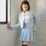 英字ロゴボウタイ長袖ブラウス 韓国 夢展望 | 夢展望 | 詳細画像5