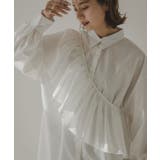 フリルサッシュ付ブロードシャツ 韓国 夢展望 | 夢展望 | 詳細画像5 