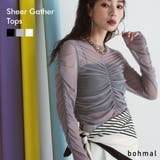 シアーギャザートップス 韓国 夢展望 | 夢展望 | 詳細画像1 