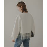 チュールフリルドッキングプルオーバー 韓国 夢展望 | 夢展望 | 詳細画像5 