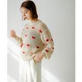 ハート柄メッシュジャガードニット 韓国 夢展望 | 夢展望 | 詳細画像14 