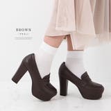 10.5cmヒール美脚ローファーパンプス 韓国 夢展望 | 夢展望 | 詳細画像13