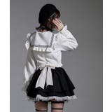 セーラーカラーブラウス学生服風セットアップ3点セット 韓国 夢展望 | 夢展望 | 詳細画像9