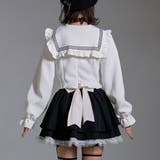 セーラーカラーブラウス学生服風セットアップ3点セット 韓国 夢展望 | 夢展望 | 詳細画像12