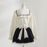 セーラーカラーブラウス学生服風セットアップ3点セット 韓国 夢展望 | 夢展望 | 詳細画像14