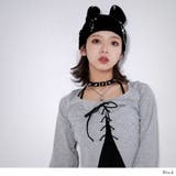 十字架チェーン猫耳ニット帽 韓国 夢展望 | 夢展望 | 詳細画像4