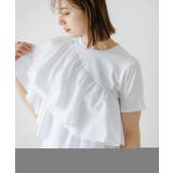 アシンメトリーフリルTシャツ 韓国 夢展望 | 夢展望 | 詳細画像2