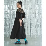 タフタ×チュールドッキングワンピース 韓国 夢展望 bohmal(ボマール) | 夢展望 | 詳細画像4 