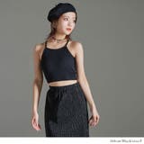 短丈肌魅せリブキャミソール 韓国 夢展望 | 夢展望 | 詳細画像3