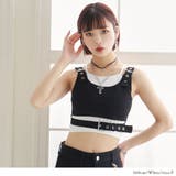 短丈肌魅せリブキャミソール 韓国 夢展望 | 夢展望 | 詳細画像4