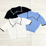 バイカラーパフスリーブ半袖ニット 韓国 夢展望 | 夢展望 | 詳細画像15