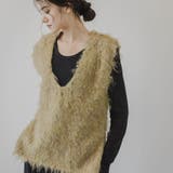 ミックスカラーVネックベスト 韓国 夢展望 | 夢展望 | 詳細画像1 