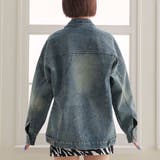 ストーンビジュー付オーバーデニムシャツジャケット 韓国 夢展望 | 夢展望 | 詳細画像8