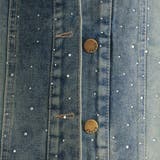 ストーンビジュー付オーバーデニムシャツジャケット 韓国 夢展望 | 夢展望 | 詳細画像13