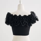 ウェーブシフォンオフショルニットトップス 韓国 夢展望 | 夢展望 | 詳細画像18