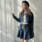 ビジューストーンハートさらさらニットキャミソールトップス 韓国 夢展望 | 夢展望 | 詳細画像5