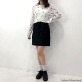 メニーリボンプリントシアートップス 韓国 夢展望 | 夢展望 | 詳細画像5