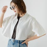 クロップドハーフスリーブシャツ 韓国 夢展望 | 夢展望 | 詳細画像1 