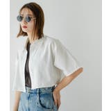 クロップドハーフスリーブシャツ 韓国 夢展望 | 夢展望 | 詳細画像4 