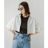 クロップドハーフスリーブシャツ 韓国 夢展望 | 夢展望 | 詳細画像6 