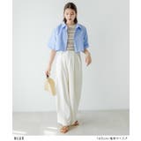 クロップドハーフスリーブシャツ 韓国 夢展望 | 夢展望 | 詳細画像7 