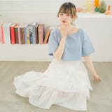 クロップドロゴ刺繍Tシャツ 韓国 夢展望 | 夢展望 | 詳細画像13 